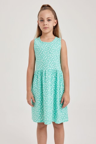 Vestido - Verde-água