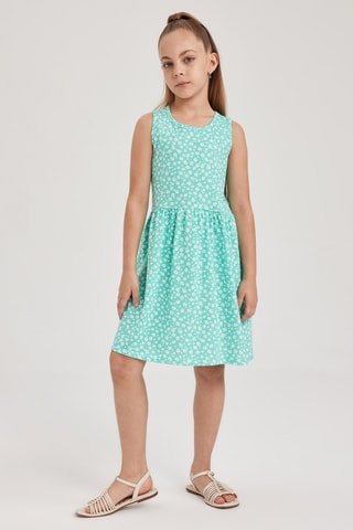 Vestido - Verde-água