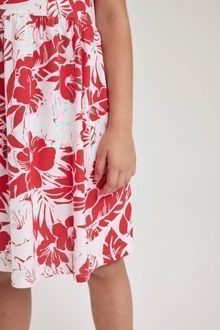 Vestido - Branco e vermelho