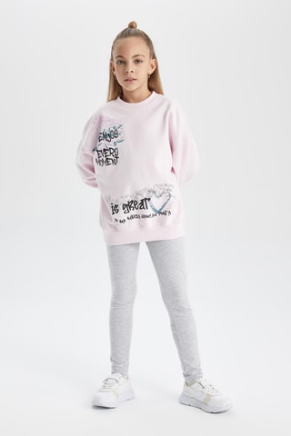 Leggings - Cinzento-claro