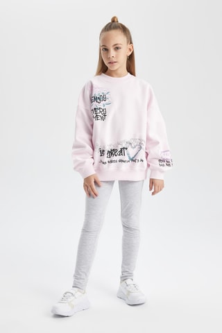 Leggings - Cinzento-claro