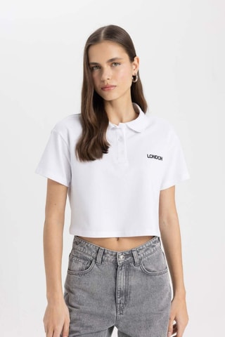Polo relaxed - Branco