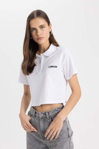 Polo relaxed - Branco