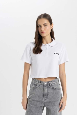 Polo relaxed - Branco