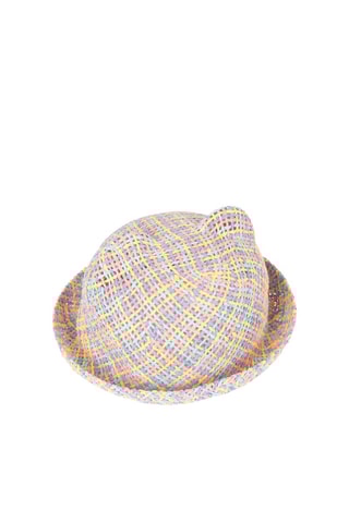 Chapéu à pescador com orelhas - Azul e rosa