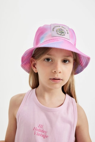 Chapéu à pescador tie and dye - Rosa