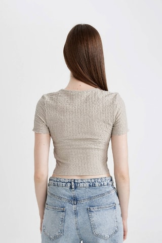 Crop top - Bege