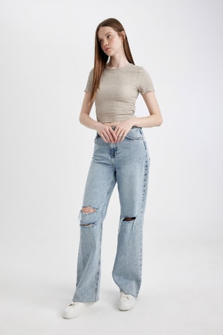Crop top - Bege