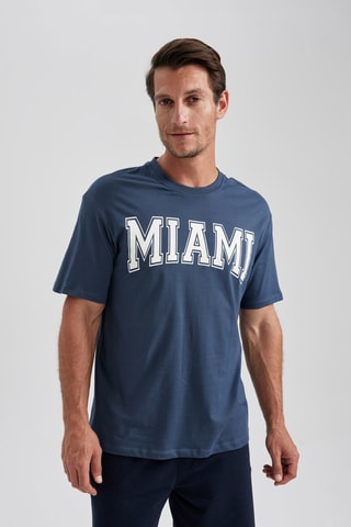 T-shirt - Marineblauw