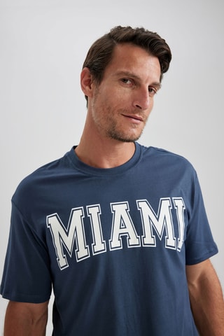 T-shirt - Marineblauw