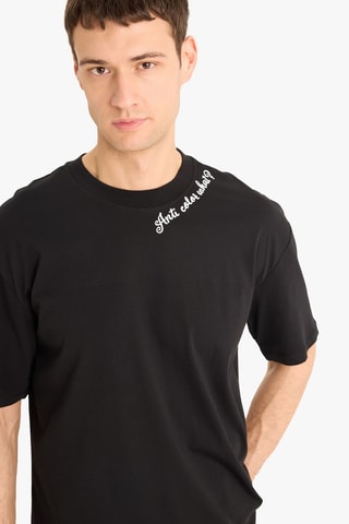 Oversized T-shirt - Zwart