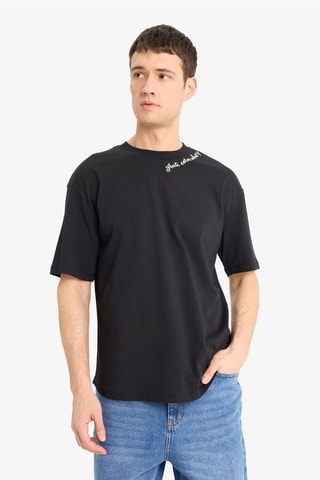 Oversized T-shirt - Zwart