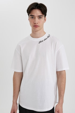 T-shirt Regular Fit - Wit