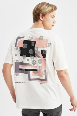T-shirt Regular Fit - Ecru