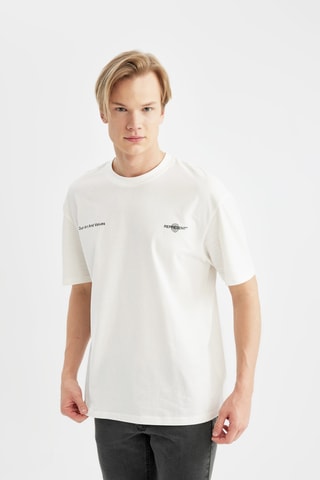 T-shirt Regular Fit - Ecru