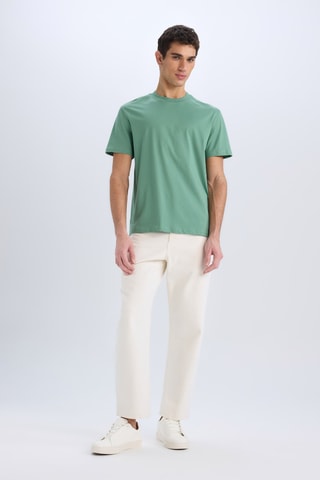 T-shirt Regular Fit - Saliegroen