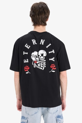 Oversized T-shirt - Zwart