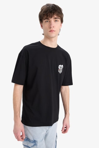 Oversized T-shirt - Zwart