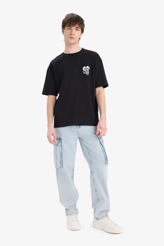 Oversized T-shirt - Zwart
