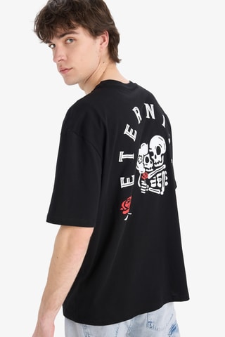 Oversized T-shirt - Zwart