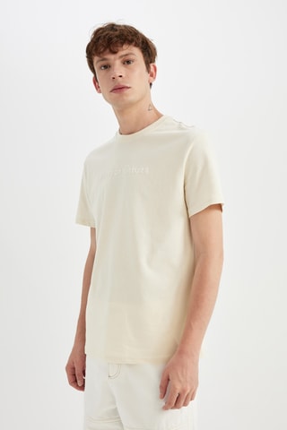T-shirt Regular Fit - Beige