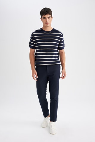 T-shirt regular - Azul-marinho
