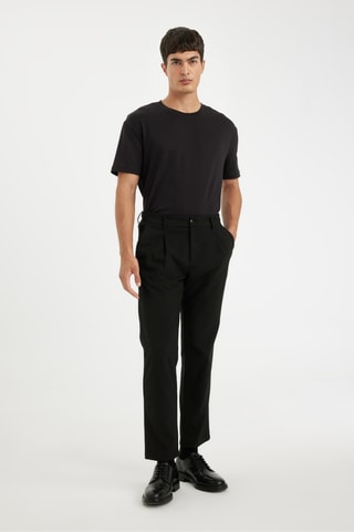 T-shirt Regular Fit - Zwart