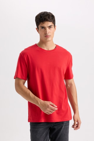 T-shirt Regular Fit - Rood