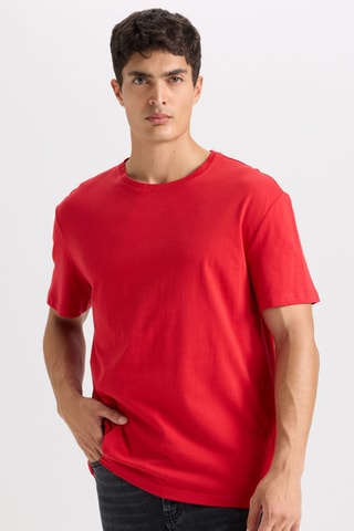 T-shirt Regular Fit - Rood