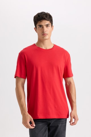 T-shirt Regular Fit - Rood