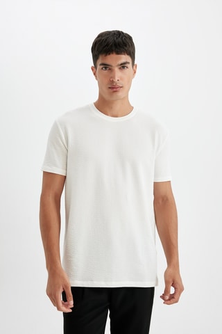 T-shirt Regular Fit - Wit