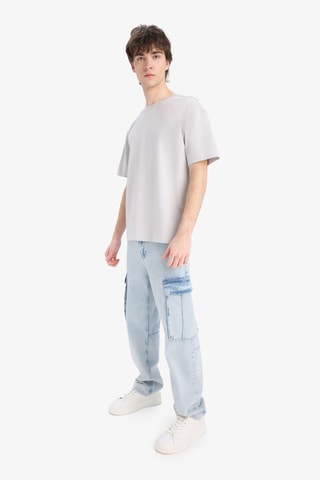 Oversized T-shirt - Lichtgrijs