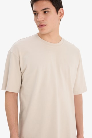 Oversized T-shirt - Beige