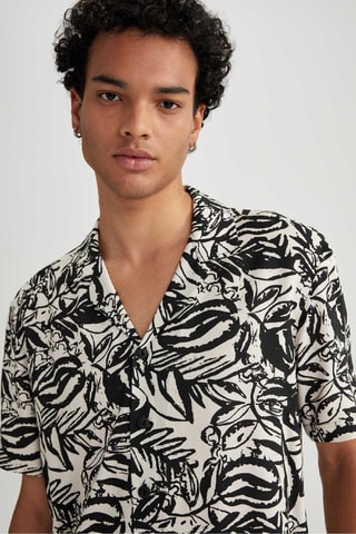 Overhemd Regular Fit - Ecru