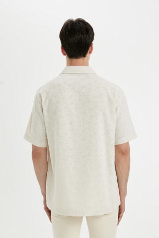 Camisa regular - Bege