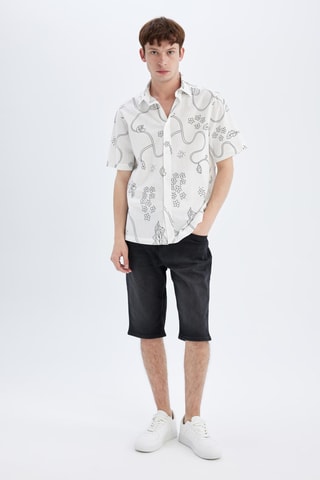 Overhemd Regular Fit - Ecru