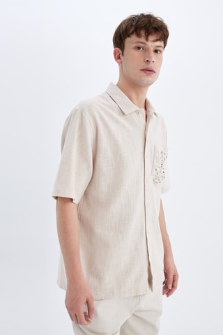 Camisa relaxed - Bege