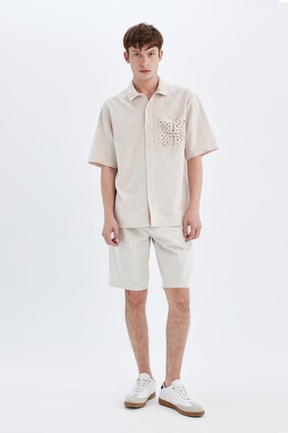 Camisa relaxed - Bege