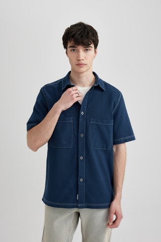 Camisa relaxed - Índigo