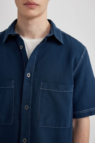 Camisa relaxed - Índigo