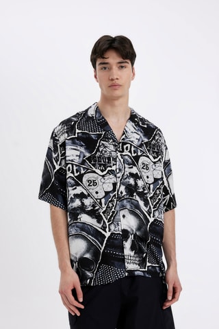 Camisa relaxed - Preto