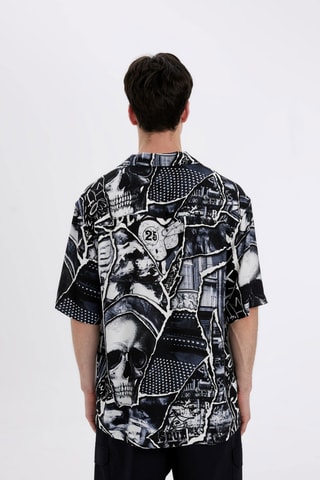 Camisa relaxed - Preto