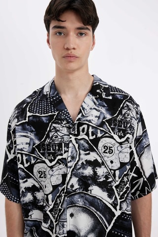 Camisa relaxed - Preto