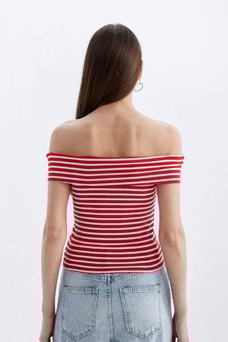 Crop top slim - Vermelho