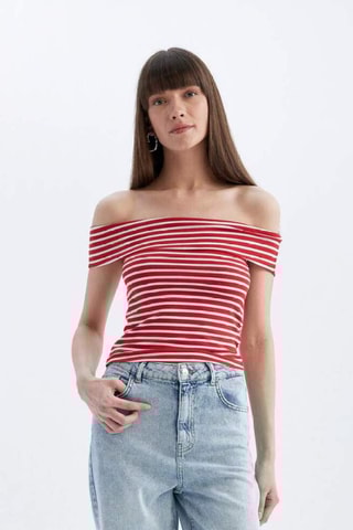 Crop top slim - Vermelho
