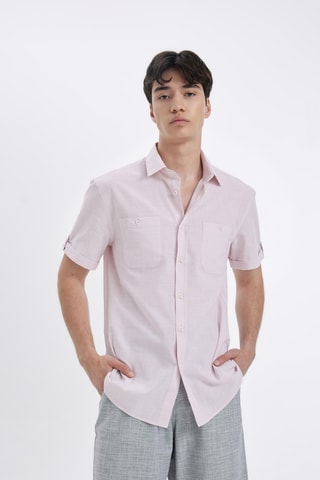 Overhemd Slim Fit - Roze