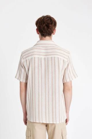 Camisa regular - Bege