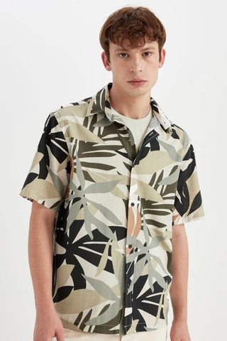 Overhemd Regular Fit - Kaki
