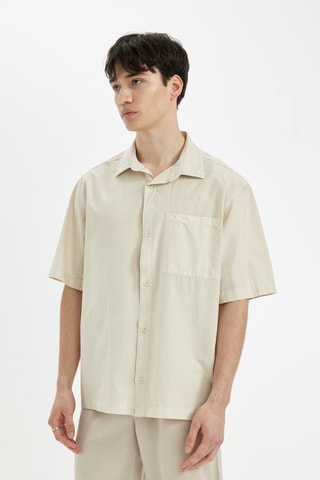 Camisa relaxed - Bege