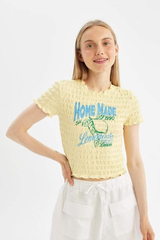 Crop top - Amarelo